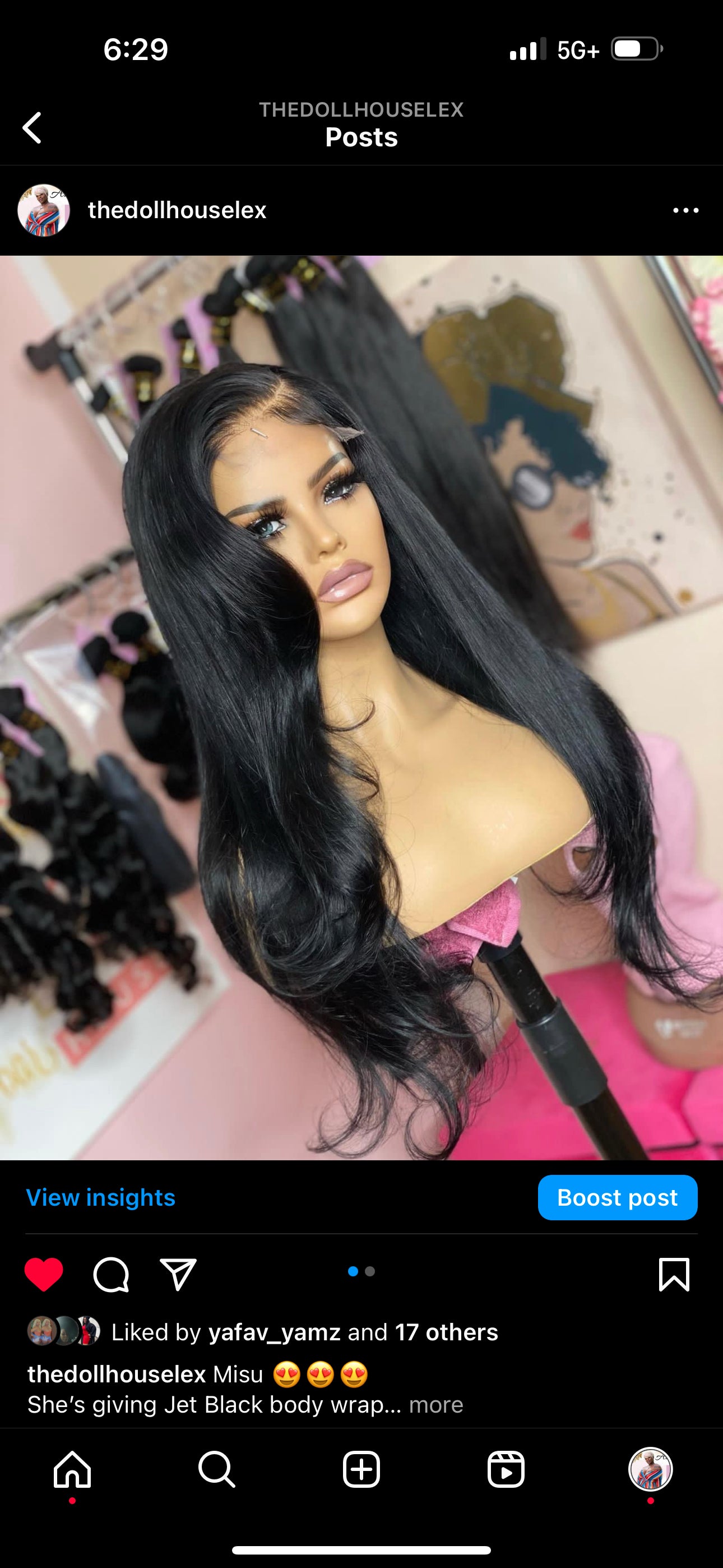 5x5 Glueless Lace Closure Wig