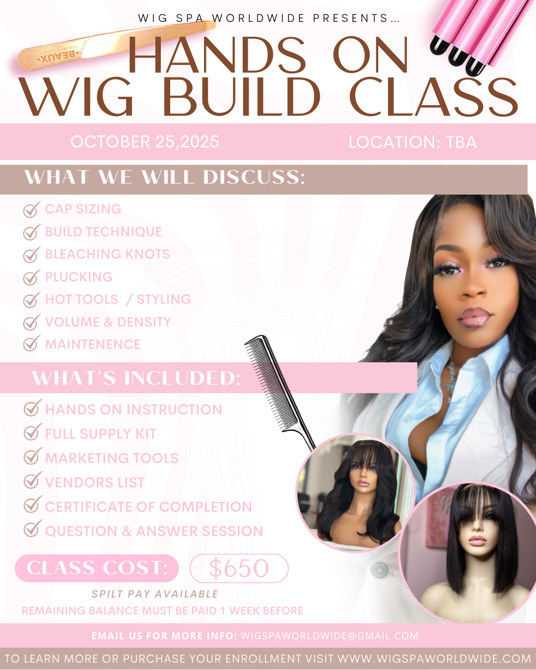 Wig Build Masterclass