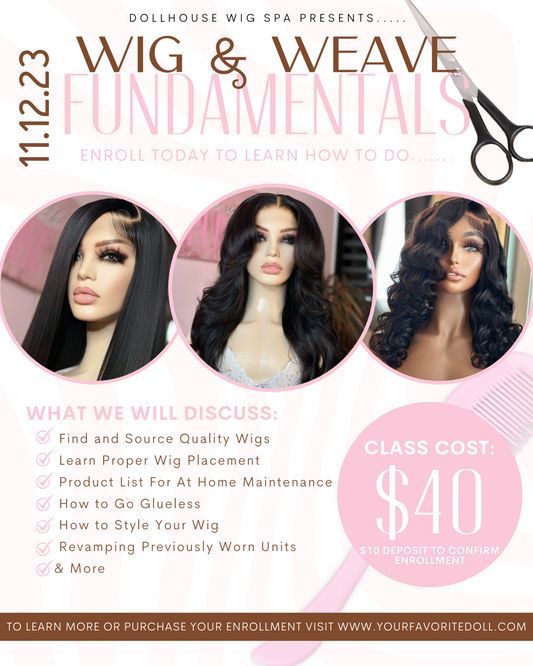Wig & Weave Fundamentals Course