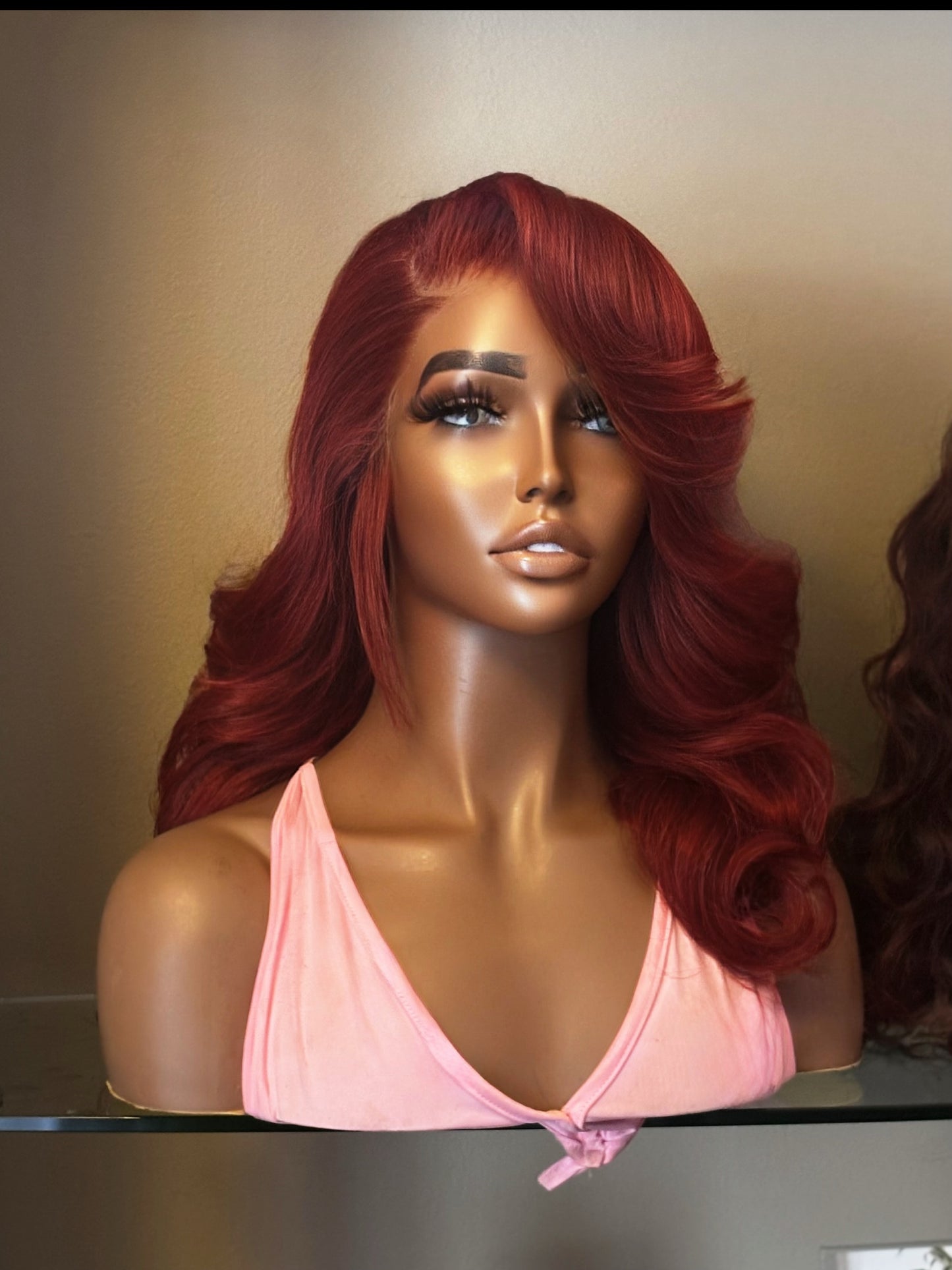 22in Cinnamon 13x4 Frontal Wig