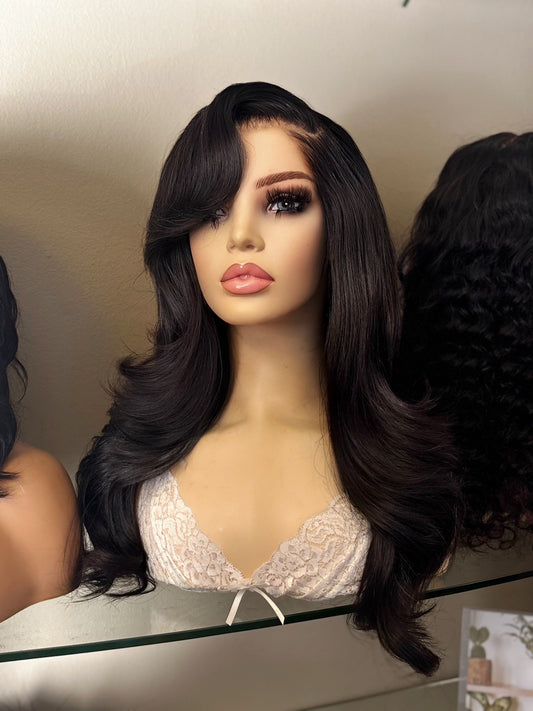 5x5 Glueless 20in Human Hair Wig