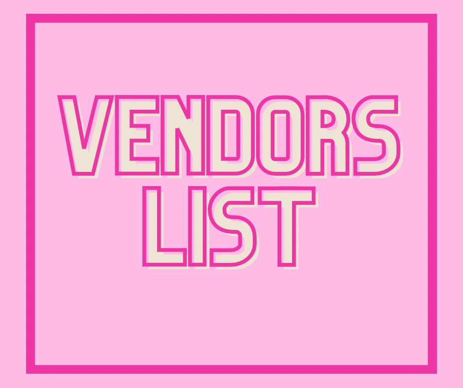 Vendors List